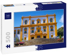 Lais Puzzle - Kirche Unserer Lieben Frau von Carmo, auch bekannt als St. Ignatius von Loyola, oder Kirche des Kollegiums oder Jesuitenkirche, erbaut im 16. Jahrhundert in der Stadt Angra do Heroismo auf der Insel Terceira der Azoren, Portugal - 500 Teile