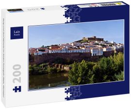 Lais Puzzle - Burg und Dorf Mértola im Süden Portugals (Beja, Alentejo) - 200 Teile