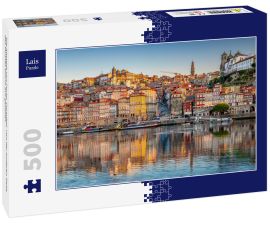 Lais Puzzle - Die Altstadt von Porto, Portugal, von der anderen Seite des Flusses Douro aus gesehen - 500 Teile