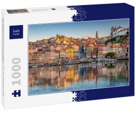 Lais Puzzle - Die Altstadt von Porto, Portugal, von der anderen Seite des Flusses Douro aus gesehen - 1.000 Teile