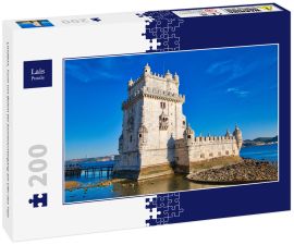 Lais Puzzle - Lissabon, Turm von Belem bei Sonnenuntergang am Ufer des Tejo - 200 Teile