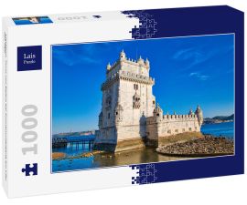 Lais Puzzle - Lissabon, Turm von Belem bei Sonnenuntergang am Ufer des Tejo - 1.000 Teile