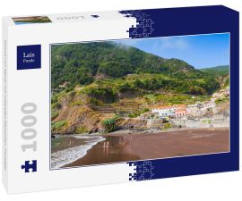 Lais Puzzle - Strand von Seixal mit ruhenden Menschen, Portugal - 1.000 Teile