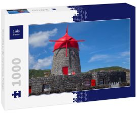 Lais Puzzle - Windmühle auf der Insel Graciosa, Portugal - 1.000 Teile