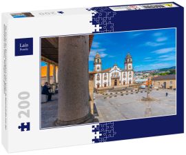 Lais Puzzle - Die Kirche der Barmherzigkeit oder Igreja da Misericórdia von der Kathedrale von Viseu, Portugal aus gesehen - 200 Teile