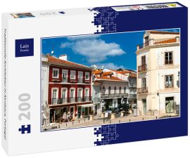 Lais Puzzle - Traditionelle Architektur in Alcobaca, Portugal - 200 Teile