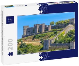 Lais Puzzle - Detailansicht der Burg und Festung von Montemor-o-Velho, einer ikonischen mittelalterlichen Burg im Stil der Romanik und Gotik - 200 Teile