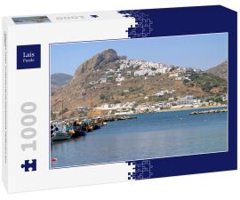 Lais Puzzle - Skyros Insel, Griechenland Hauptstadt Reflexion am Hafen - 1.000 Teile