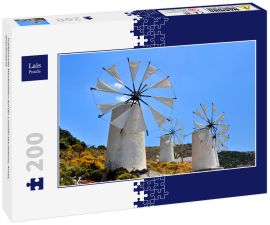 Lais Puzzle - Traditionelle Windmühlen auf der Lassithi-Hochebene, Kreta, Griechenland - 200 Teile