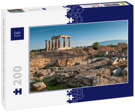 Lais Puzzle - Apollo-Tempel inmitten der Ruinen des antiken Korinth, Griechenland - 200 Teile