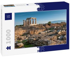 Lais Puzzle - Apollo-Tempel inmitten der Ruinen des antiken Korinth, Griechenland - 1.000 Teile