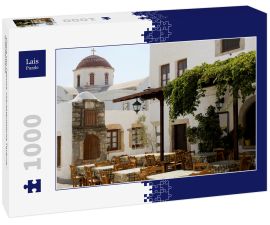 Lais Puzzle - Chora von Patmos, charakteristische Taverne - Griechenland - 1.000 Teile