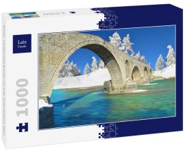 Lais Puzzle - Winter, traditionelle Brücke von Arta, Griechenland, Stein - 1.000 Teile