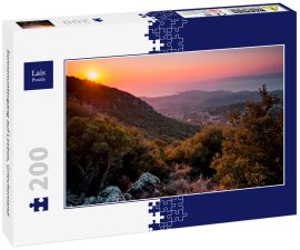 Lais Puzzle - Sonnenuntergang auf Lesbos, Griechenland - 200 Teile