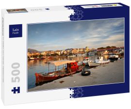Lais Puzzle - Fischerboote im Hafen von Patras, Peloponnes, Griechenland - 500 Teile