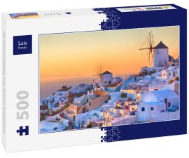 Lais Puzzle - Oia Sonnenuntergang, Insel Santorin, Griechenland - 500 Teile