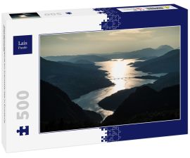 Lais Puzzle - Sonnenuntergang am Kremasta-See in Evrytania, Griechenland - 500 Teile