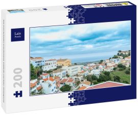 Lais Puzzle - Kea Insel Kykladen Griechenland, Gebäude und Natur Hintergrund - 200 Teile