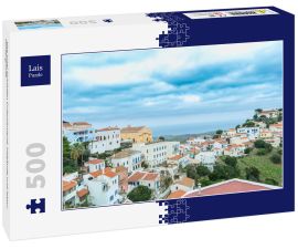 Lais Puzzle - Kea Insel Kykladen Griechenland, Gebäude und Natur Hintergrund - 500 Teile