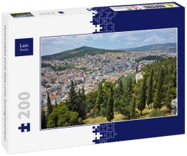 Lais Puzzle - Panoramablick auf die Stadt Lamia, Zentralgriechenland - 200 Teile
