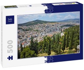 Lais Puzzle - Panoramablick auf die Stadt Lamia, Zentralgriechenland - 500 Teile