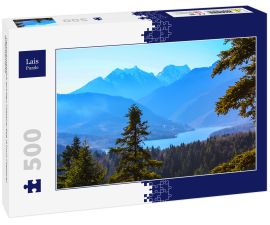 Lais Puzzle - Panoramablick auf den Plastira-See (Limni Plastira) Griechenland - 500 Teile