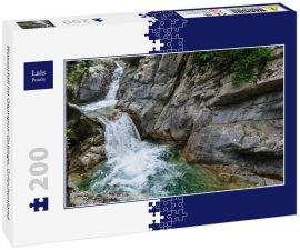 Lais Puzzle - Wasserfall im Olympus-Gebirge, Griechenland - 200 Teile