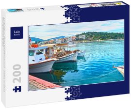 Lais Puzzle - Landschaft von Chalkis Euböa Griechenland - Chalkida verrücktes Wasserphänomen Symbol - 200 Teile