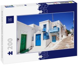 Lais Puzzle - Bunte Straße in Astypalaia, Dodekanes, Griechenland - 200 Teile