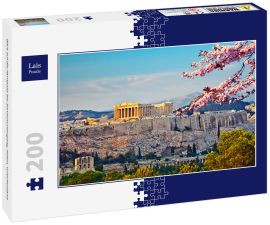 Lais Puzzle - Blick auf die Akropolis bei Sonnenuntergang, Athen, Griechenland - 200 Teile