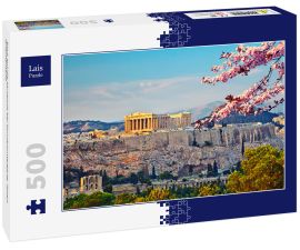 Lais Puzzle - Blick auf die Akropolis bei Sonnenuntergang, Athen, Griechenland - 500 Teile
