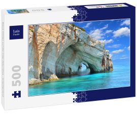 Lais Puzzle - Blaue Höhlen auf der Insel Zakynthos - Griechenland - 500 Teile