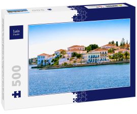 Lais Puzzle - Gebäude der Insel Spetses im Saronischen Golf in der Nähe von Athen. Ideales Reiseziel für ruhige Ferien. Griechenland - 500 Teile