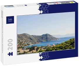 Lais Puzzle - Schöne Meereslandschaft auf der Insel Salamis, Griechenland, Mittelmeer. - 200 Teile
