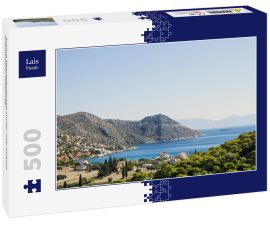 Lais Puzzle - Schöne Meereslandschaft auf der Insel Salamis, Griechenland, Mittelmeer. - 500 Teile