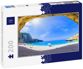 Lais Puzzle - Strand von Porto Katsiki, Insel Lefkada, Griechenland - 200 Teile