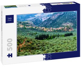 Lais Puzzle - Tal von Amfissa, ist eine Stadt in Phokis, Griechenland, Teil der Gemeinde Delphi - 500 Teile
