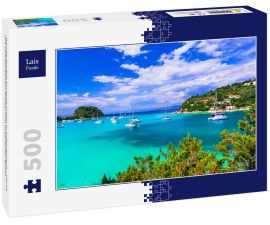 Lais Puzzle - Wunderschöne Ionische Inseln in Griechenland - Paxos mit türkisfarbenem Wasser und malerischer Bucht - 500 Teile