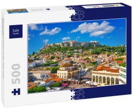 Lais Puzzle - Blick auf die Akropolis von der Plaka, Athen, Griechenland - 500 Teile