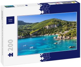 Lais Puzzle - Schöne Bucht in der Nähe des Dorfes Paleokastritsa, Insel Korfu, Griechenland - 200 Teile