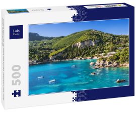Lais Puzzle - Schöne Bucht in der Nähe des Dorfes Paleokastritsa, Insel Korfu, Griechenland - 500 Teile