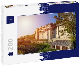Lais Puzzle - Kloster von Xeropotamos auf dem Heiligen Berg Athos - 200 Teile
