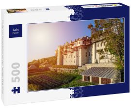 Lais Puzzle - Kloster von Xeropotamos auf dem Heiligen Berg Athos - 500 Teile