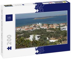 Lais Puzzle - Dorf "Skala" auf der Insel "Angistri", Griechenland - 200 Teile