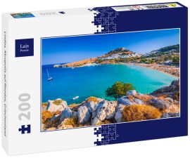 Lais Puzzle - Lindos, Akropolis auf Rhodos, Griechenland - 200 Teile