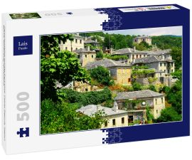 Lais Puzzle - Panoramablick auf das Dorf Vitsa, Gebiet Zagoria, Region Epirus, Nordwestgriechenland - 500 Teile