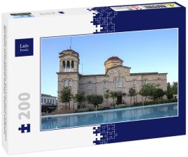 Lais Puzzle - Zentraler Platz in Argos, Griechenland . Blick auf den Platz des Heiligen Andreas (Agios Andreas), den Hauptplatz der Stadt Argos, Peloponnes, Griechenland - 200 Teile