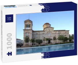 Lais Puzzle - Zentraler Platz in Argos, Griechenland . Blick auf den Platz des Heiligen Andreas (Agios Andreas), den Hauptplatz der Stadt Argos, Peloponnes, Griechenland - 1.000 Teile