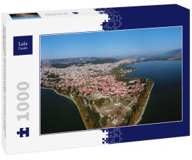 Lais Puzzle - Ikonische Stadt, Burg und Moschee von Ioannina, umgeben vom berühmten See und den Bergen von Pindus, Epirus, Griechenland - 1.000 Teile