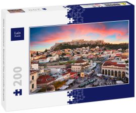 Lais Puzzle - Athen, Griechenland - Monastiraki-Platz und antike Akropolis - 200 Teile